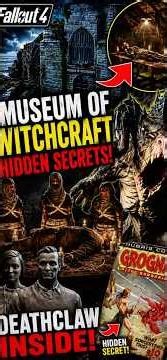 Fallout 4’s Creepiest Secret Location… Museum of Witchcraft Hidden Attic 😱👻