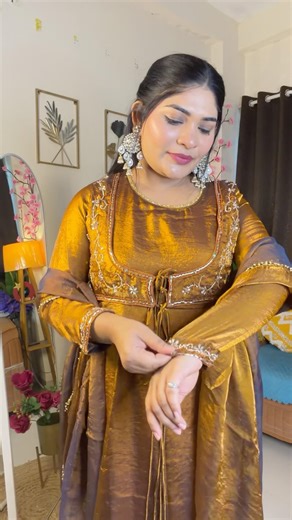 Beautiful stone work kurta set from meesho find / hand work kurta set #kurtisstyle #handwork