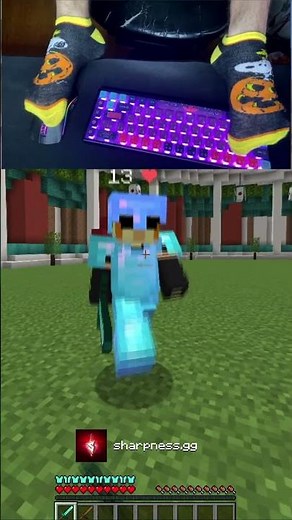 minecraft foot combo..