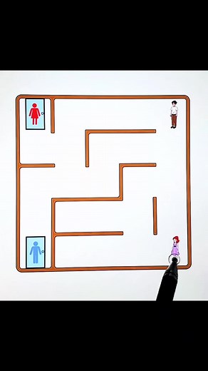 Maze Drawing Challenge: Connect the Figures