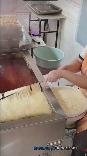 Fried dough making process