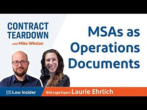 Master Service Agreement with Laurie Ehrlich