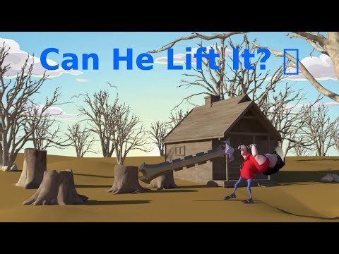 “3D Weight Lifting Animation | Body Mechanics with Beefy Rig”