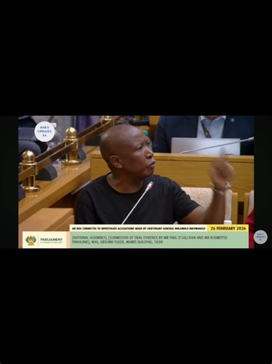 Addressing White Supremacy in South African Parliament