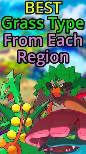 Who’s the BEST Grass Pokémon Across All Regions? 🌱
