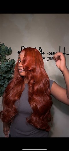 24” 200g 5by5 closure 650k‼️ #businesstok #gingerhair