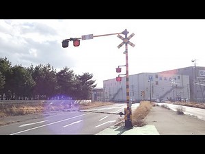 宮城県初導入された踏切警報灯(Φ300両面形）ecoK設置してる踏切を撮影しました！