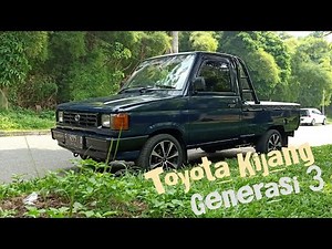 Melihat dari dekat Toyota Kijang Generasi 3 Pick Up Tahun 1995