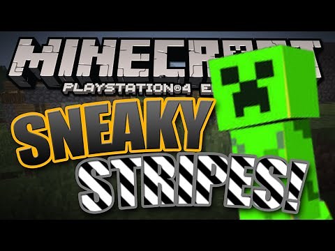 Minercaft PS4 Co-Op Survival - Sneaky Stripes! - Episode 9 - Mineshaft Madness!