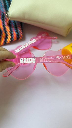Say 'I Do' to custom-made sunglasses for your bride tribe! 🕶️👰 Make your very own personalized sunglasses and keep your squad stylishly shaded while celebrating the big day 😍 . #creativefabrica #craft #diy #diycraft #bachelorette #customsunglasses #bridetribegoals #celebration #bridetobe #crafty #cricut #weddingseason #reels #tutorial #howto | Creative Fabrica