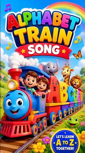 🚂 Alphabet Train Song ABC | Learn A to Z with Fun Animals | Nursery Rhymes for Kids