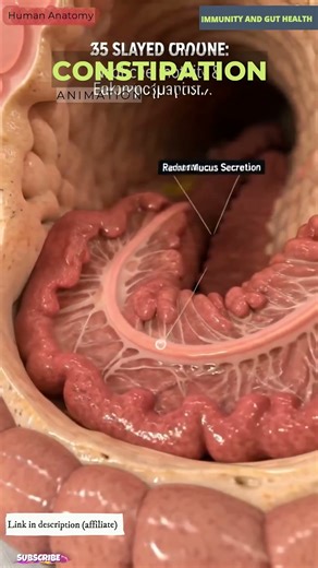 Constipation in the Digestive System |3DMedical Animation#NutriLife