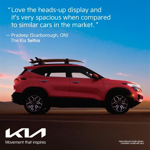 The Kia Seltos combines safety tech and an impressive amount of cargo capacity to make every ride a dream — for you and your passengers alike. #KiaCanada #MovementThatInspires | Kia Canada