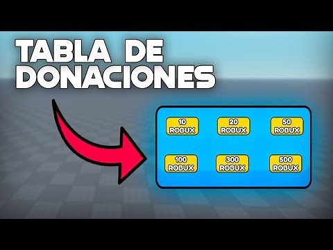 How to make a DONATION CHART in Roblox Studio