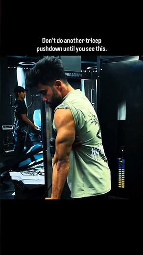 How to trigger the lateral head of tricep.