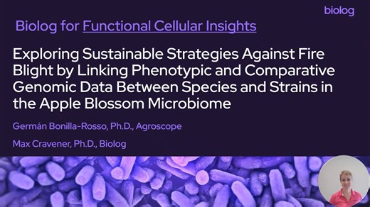 Webinar: Exploring Sustainable Strategies Against Fire Blight by Linking Phenotypic and Comparative Genomic Data Between Species