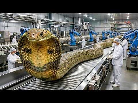 Inside the Modern Giant Snake Breeding Facility – The Entire Incredible Process Revealed