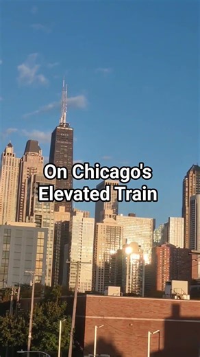 On Chicago's Elevated Train #travel