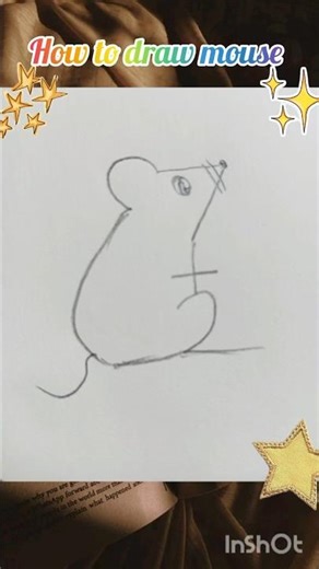 How to Draw a Mouse 🐭 | Easy Step by Step Drawing