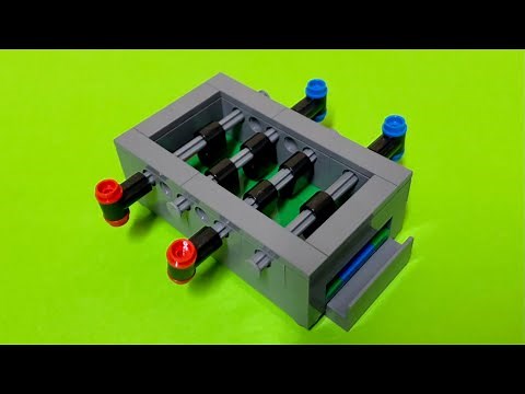 How to Build a mini LEGO Foosball/Soccer Table