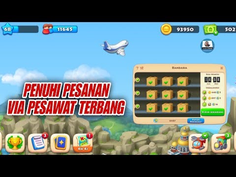 Fulfill Orders Via Airplane - Township Level 68 @JunJunChannel