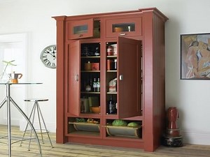 Free Standing Corner Pantry Cabinet