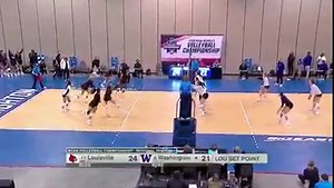 Yo Anna DeBeer, CHILL OUT 🤯🤯🤯 #NCAAVB x University of Louisville Volleyball | NCAA Women's Volleyball