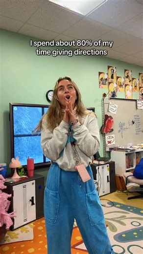 Julia on Instagram: "✨but really though imagine what could be accomplished if directions only needed to given one time and they were listened to and understood🤩✨ #teacher #teacherstyle #teacherootd #ootd #teachergram"