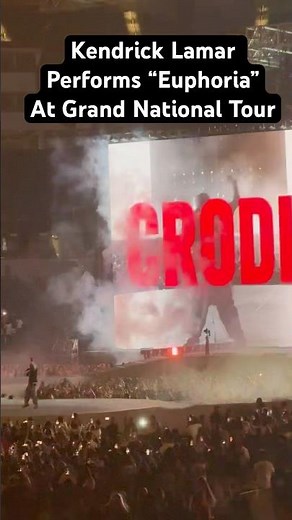 Kendrick Lamar Performs "Euphoria" Live At the Grand National Tour In Los Angeles #Shorts