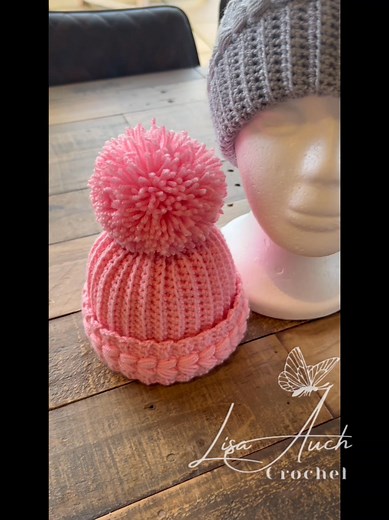 📌FREE crochet Hat PATTERNs From newborn to adult large, https://crochet-patterns-free.com/ribbed-puff-stitch-crochet-hat-baby-to-adult-free-patterns/ This cozy ribbed brim with a circle of double puffs hat is a winter essential. Follow along with our easy video tutorial and get the full written patterns FREE on the blog. Designed for warmth, texture, and timeless style with a snug ribbed brim and signature puff stitch band. 🧶 Skill Level: Easy 📏 Sizes: Newborn to Large Adult 📎 Written Patter