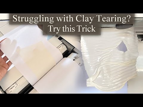 Is your translucent clay tearing? - Try this trick for thin sheets every time.