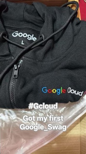 my first google swag.. #professional #gcloud #googleswags #googlecloud #google #googlecloudplatform