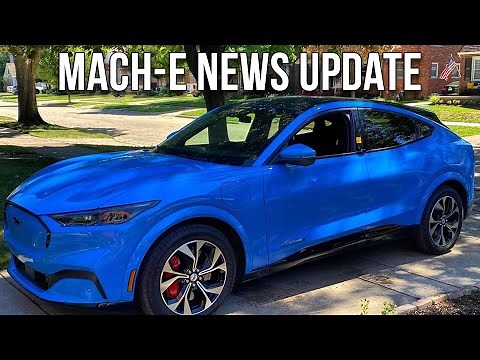 Mustang Mach-E News (First drive, range update, SYNC 4A)