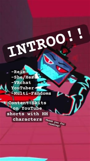 INTRO!!!! ☆★🦈🦈// #vrchat #hazbinhotel #vox