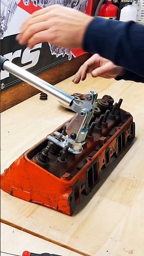 Valve Spring Removal Made Easy! #shorts