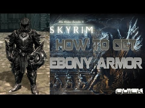 Skyrim Walkthrough - How to get Ebony Armor/Ebony Ingots Fast!!