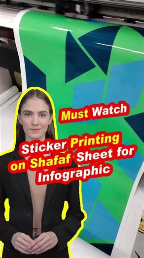 Sticker Printing on shafaf sheet for info graphic 🔥#trending #ytshorts #youtubeshorts #viral #shorts