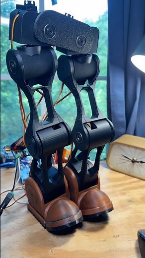 Robot legs walking test