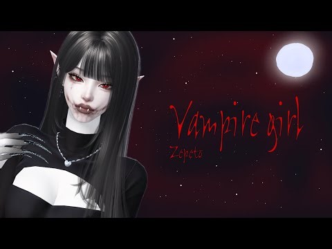 ZEPETO face tutorial girl - vampire girl - attractive girl - ZEPETO 2025.