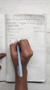 printing 1 to 20 numbers using loop statements in c programming.Day22 of problem solving series