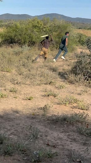 184K views · 96K reactions | Hadzabe hunter Chaba playing cricket ...