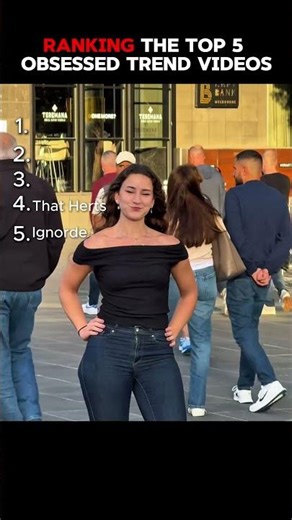 Ranking top 5 obsessed trend videos | Shorts |