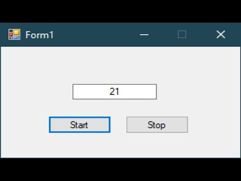 C# Tutorial - Timer control C#.NET | FoxLearn