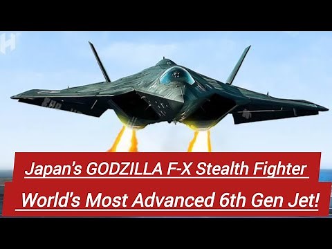 Japan's GODZILLA F-X Stealth Fighter – World's Most Advanced 6th Gen Jet!