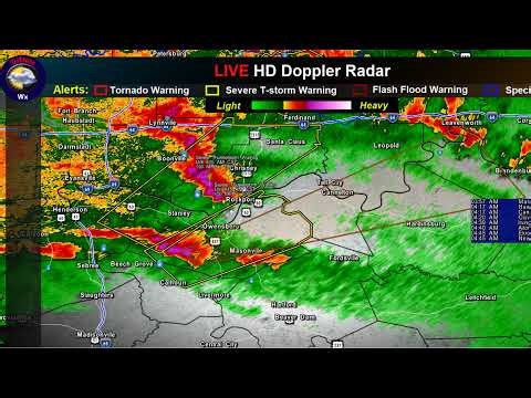#tristatewx #inwx #ilwx #kywx 12/18/25 (No Audio) LIVE TristateWx HD Doppler Radar Stream