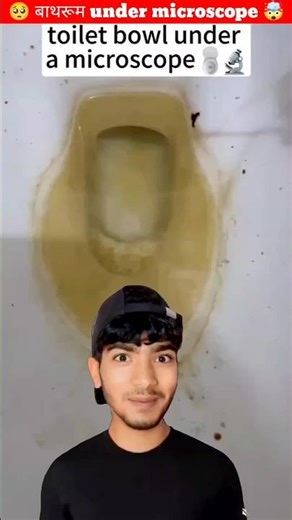 🥺 बाथरूम under microscope 🤯 #shorts #viralvideo #trending #youtubeshorts