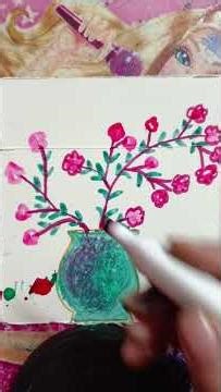 Flower 🌼🌹🌼 tree 🌴#paintingdrawing