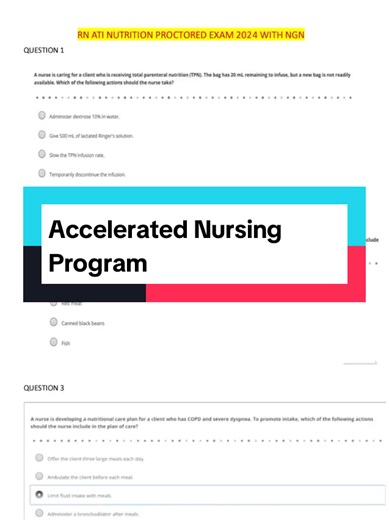Accelerated Nursing Program #Nursingstudents #futurenurse #ATIRN #nursingschool
