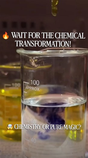 🔥 WAIT FOR THE CHEMICAL TRANSFORMATION! 🤯 #ChemistryExperiments #YouTubeShorts #creativenishu