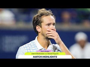 MEDVEDEV VS POPYRIN | NATIONAL BANK OPEN - TORONTO | ROUND 3